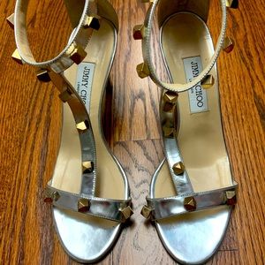 Jimmy Choo Studded heeled sandals